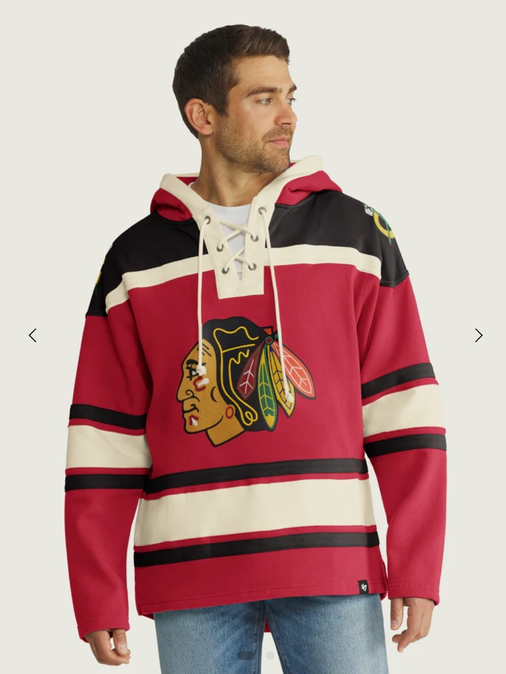 Chicago Blackhawks embroidered hoodie